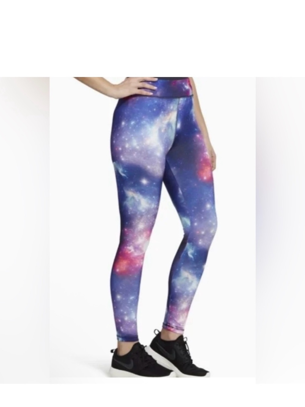 Zone Pro Black and Blue Athletic Leggings - 3X
